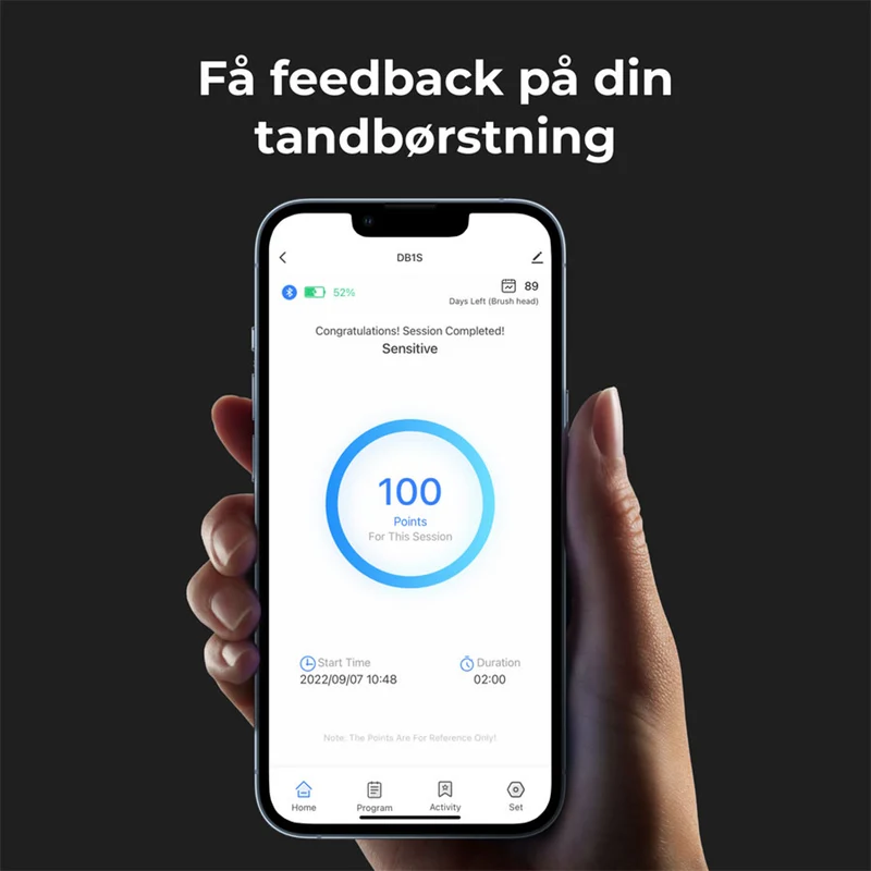 AENO Smart Sonic DB1S WiFi Elektrisk Tandbørste, Hvid