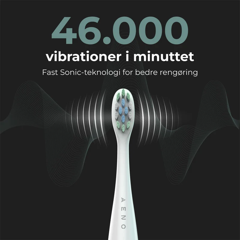 AENO Smart Sonic DB1S WiFi Elektrisk Tandbørste, Hvid