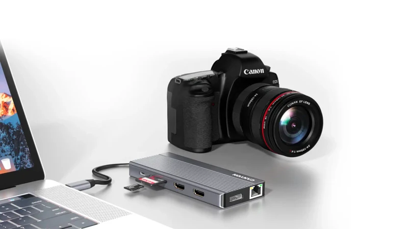 Canyon DS-16 13-i-1 USB-C Hub 4K, Grå