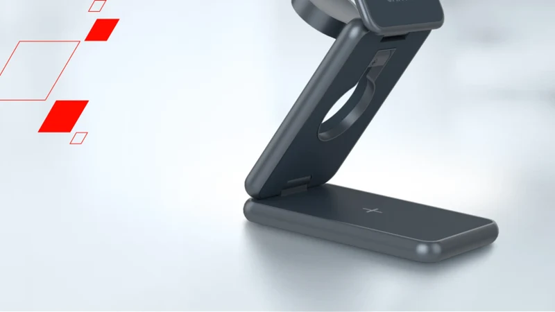Canyon OnCharge 309 15W 3-i-1 MagSafe, Grå