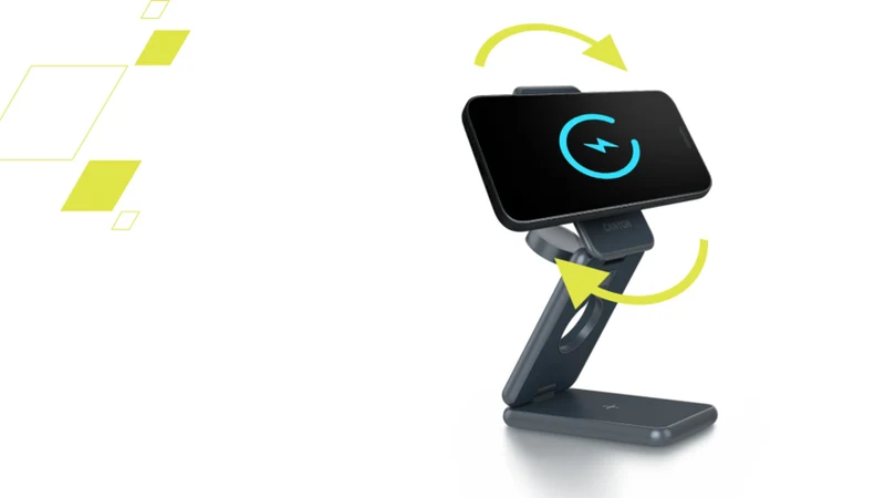 Canyon OnCharge 309 15W 3-i-1 MagSafe, Grå