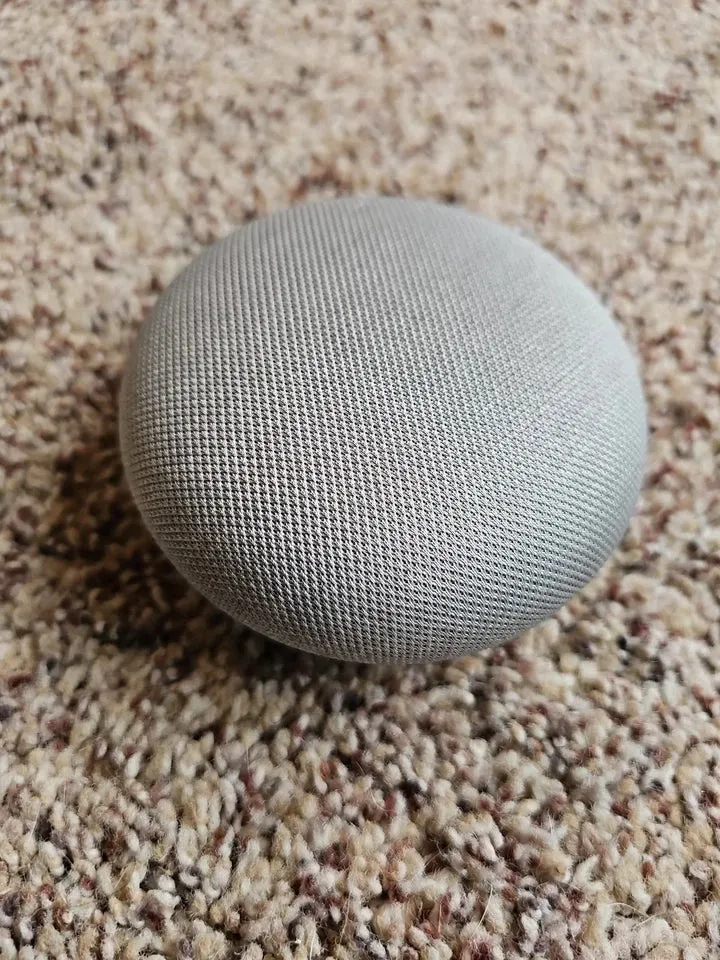 Google Home Mini 1a Geração Coluna Inteligente Branco / Cinzento Claro - Google Home Mini