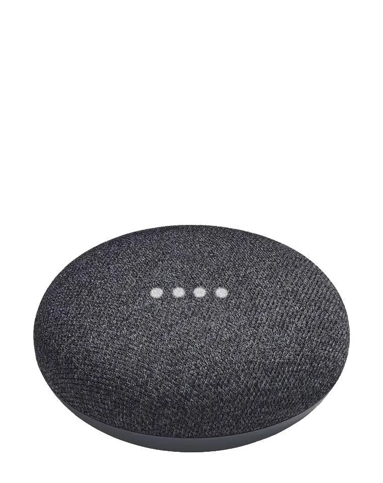 Google Home Mini 1a Geração Coluna Inteligente Preto Carvão - Google Home Mini