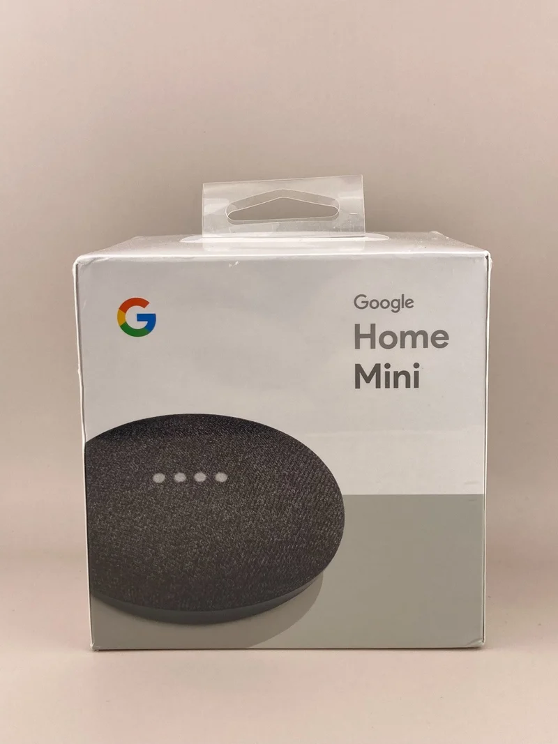 Google Home Mini 1a Geração Coluna Inteligente Preto Carvão - Google Home Mini