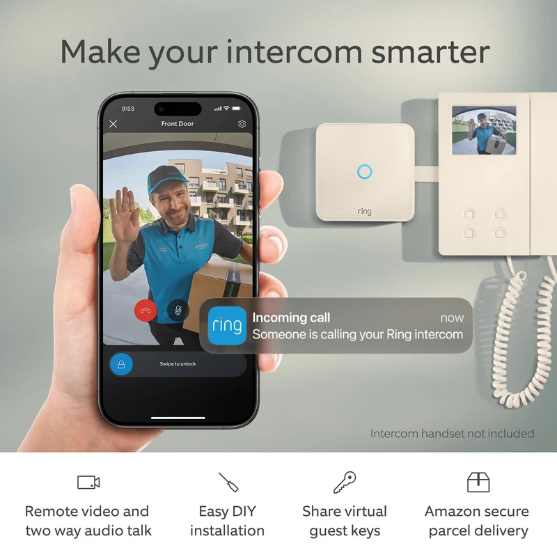 Ring Videoporteiro Inteligente WiFi - Ring Intercom Video