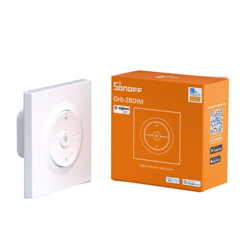 Sonoff Interruptor Dimmer Zigbee 3.0 de Parede (Série Fusion) - Sonoff Orb-ZBDIM (MINI-ZBDIM-E)