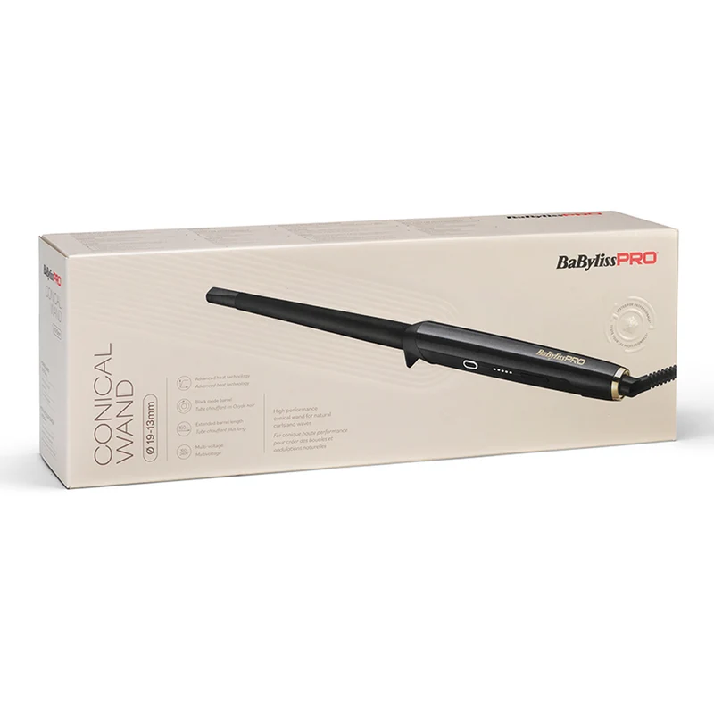 BaBylissPRO High Performance Conical Wand 19-13 mm
