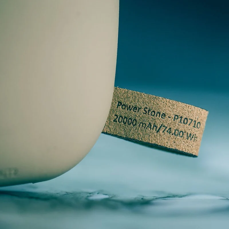 GreyLime Power Stone ll, 20.000 mAh Powerbank USB-C PD 30W & USB-A, Beige