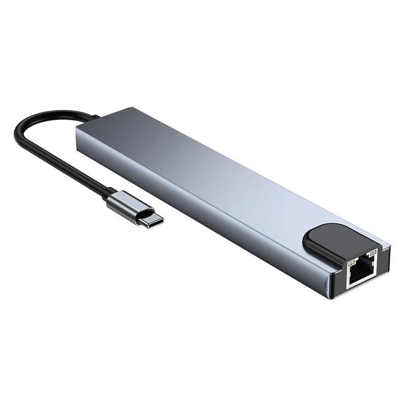 Lippa 8-in-1 87W USB-C PD 4K HDMI & Ethernet Hub