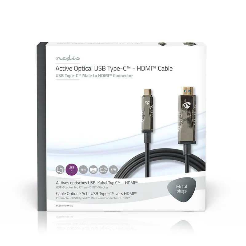 Actieve Optische USB-Kabel USB-C™ Male - HDMI™ Connector - 18 Gbps