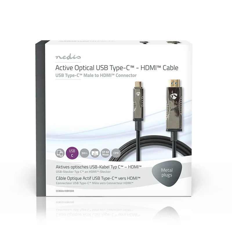 Actieve Optische USB-Kabel USB-C™ Male - HDMI™ Connector - 18 Gbps