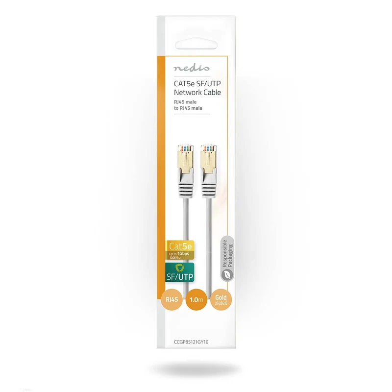 CAT5e Netwerkkabel SF/UTP - RJ45 Male - RJ45 Male