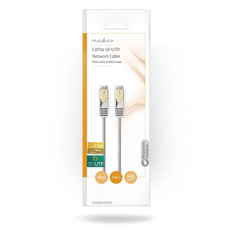 CAT5e Netwerkkabel SF/UTP - RJ45 Male - RJ45 Male