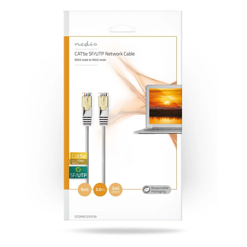 CAT5e Netwerkkabel SF/UTP - RJ45 Male - RJ45 Male