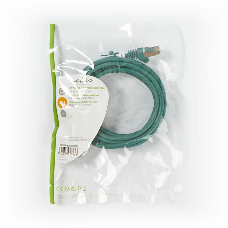 CAT5e Netwerkkabel SF/UTP - RJ45 Male - RJ45 Male