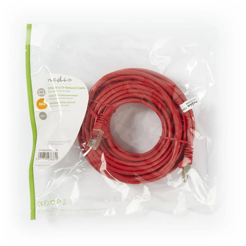 CAT5e Netwerkkabel SF/UTP - RJ45 Male - RJ45 Male