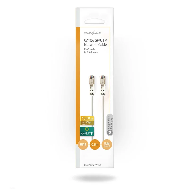 CAT5e Netwerkkabel SF/UTP - RJ45 Male - RJ45 Male