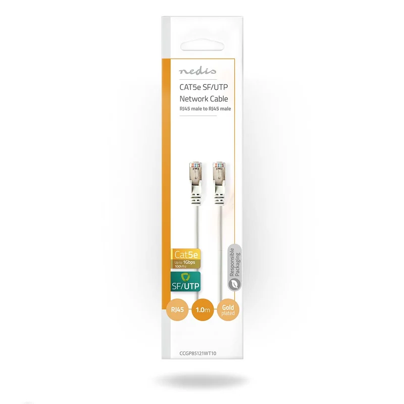 CAT5e Netwerkkabel SF/UTP - RJ45 Male - RJ45 Male