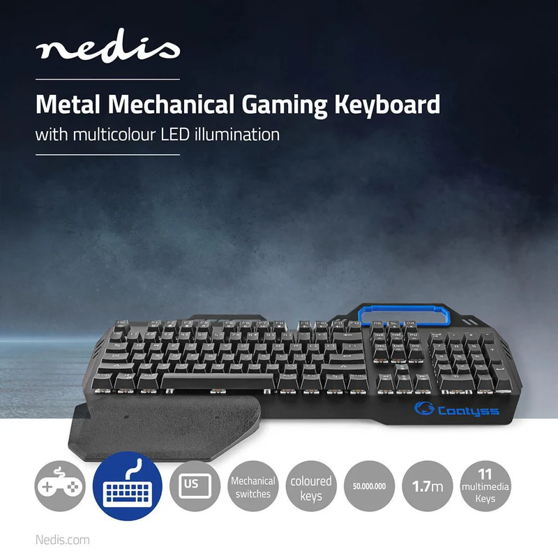 Bedraad Gaming Toetsenbord USB - Mechanische Toetsen - RGB