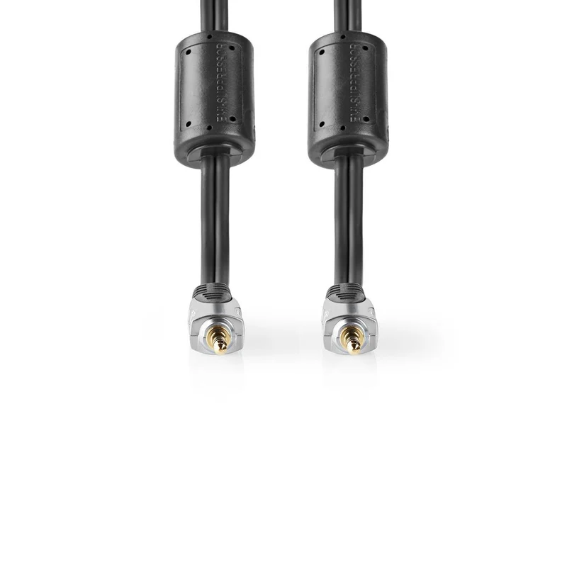 Stereo-Audiokabel 3,5 mm Male - 3,5 mm Male - Verguld