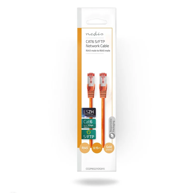 CAT6 Netwerkkabel RJ45 Male - RJ45 Male - S/FTP