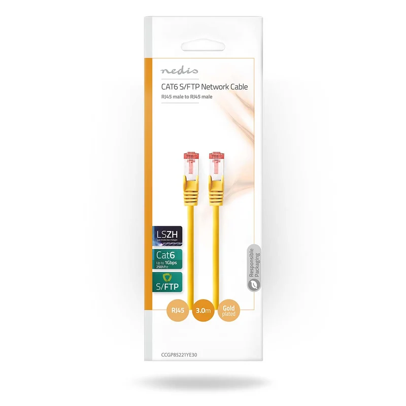 CAT6 Netwerkkabel RJ45 Male - RJ45 Male - S/FTP