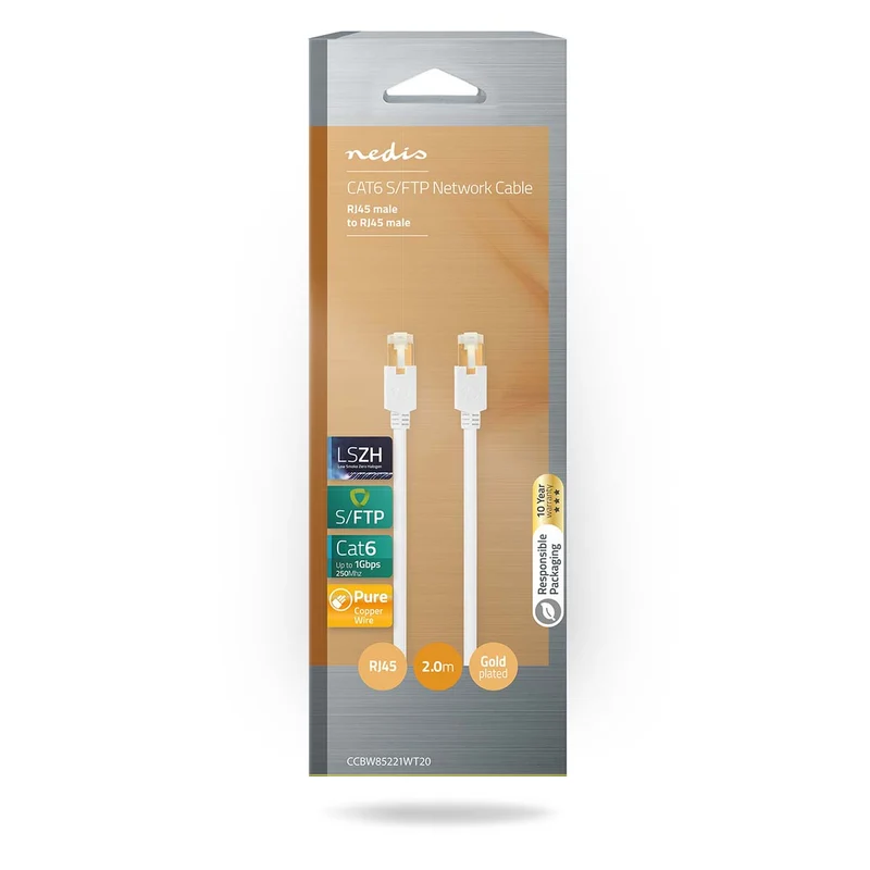 CAT6 Netwerkkabel RJ45 Male - RJ45 Male - S/FTP