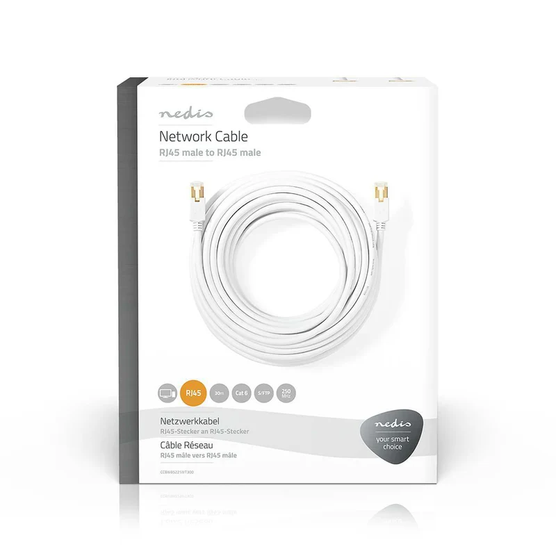 CAT6 Netwerkkabel RJ45 Male - RJ45 Male - S/FTP