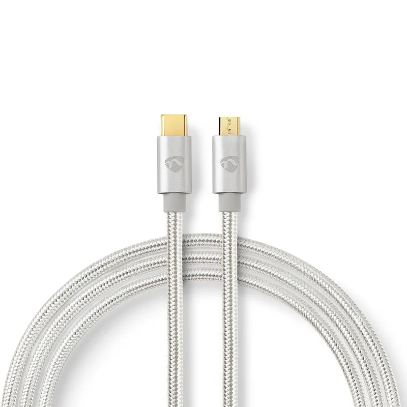USB-Kabel USB 2.0 - USB-C™ Male - USB Micro-B Male