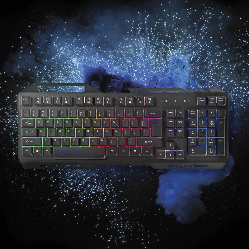 Bedraad Gaming Toetsenbord USB 2.0 - Membrane Toetsen - LED