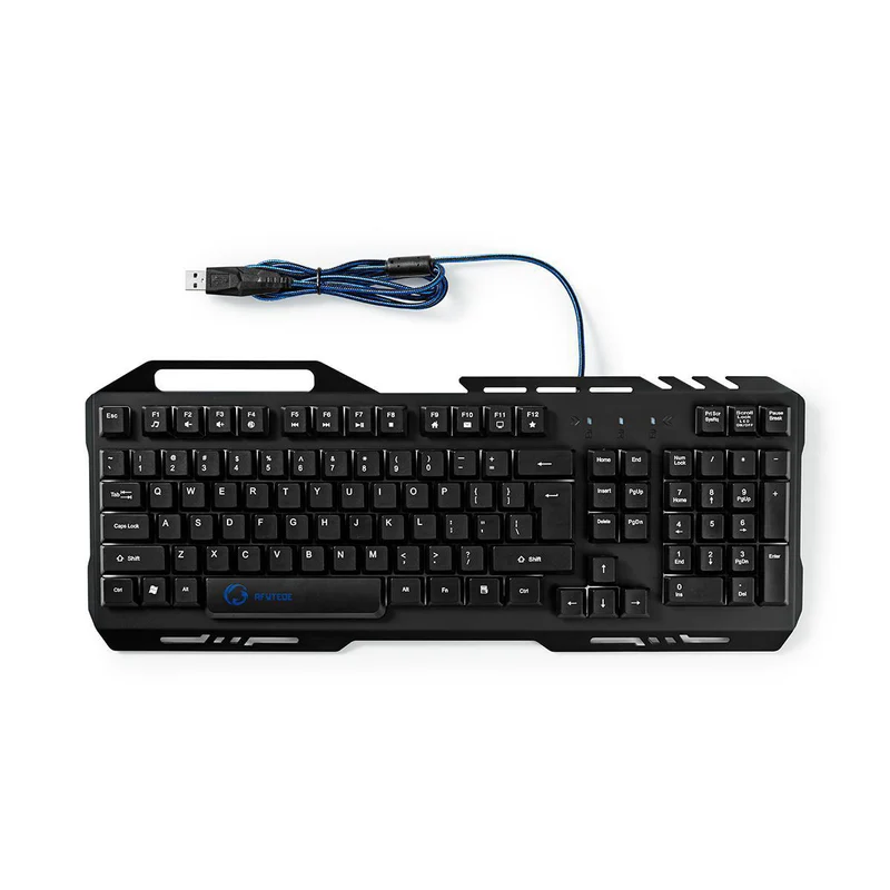 Bedraad Gaming Toetsenbord USB 2.0 - Membrane Toetsen - LED