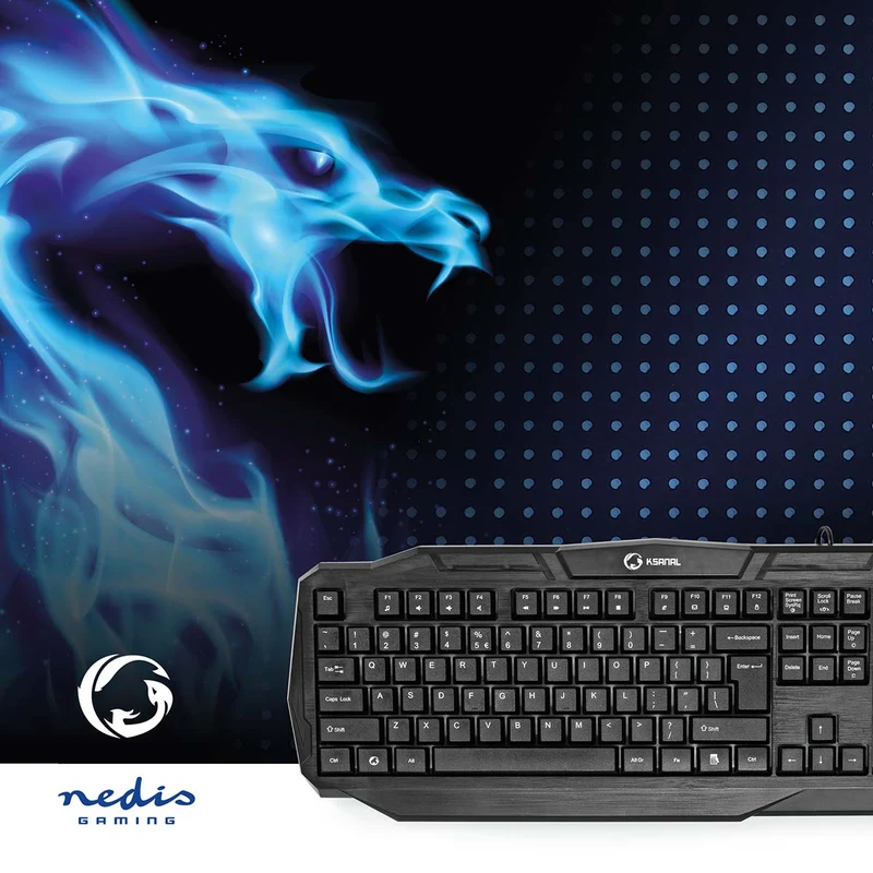 Bedraad Gaming Toetsenbord USB 2.0 - Membrane Toetsen - LED