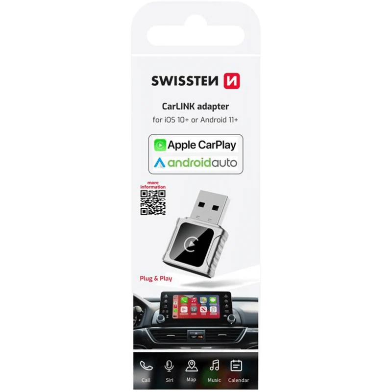 Swissten CarLink USB-A/USB-C Adapter