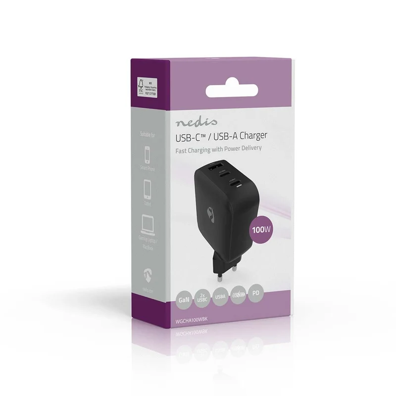 Oplader 100W - GaN - PD3.0