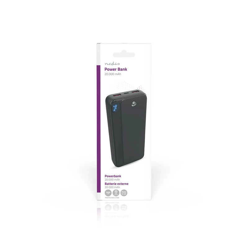 Powerbank 20000 mAh - 20W - 1.5 / 1.67 / 2.0 / 2.22 / 3.0A