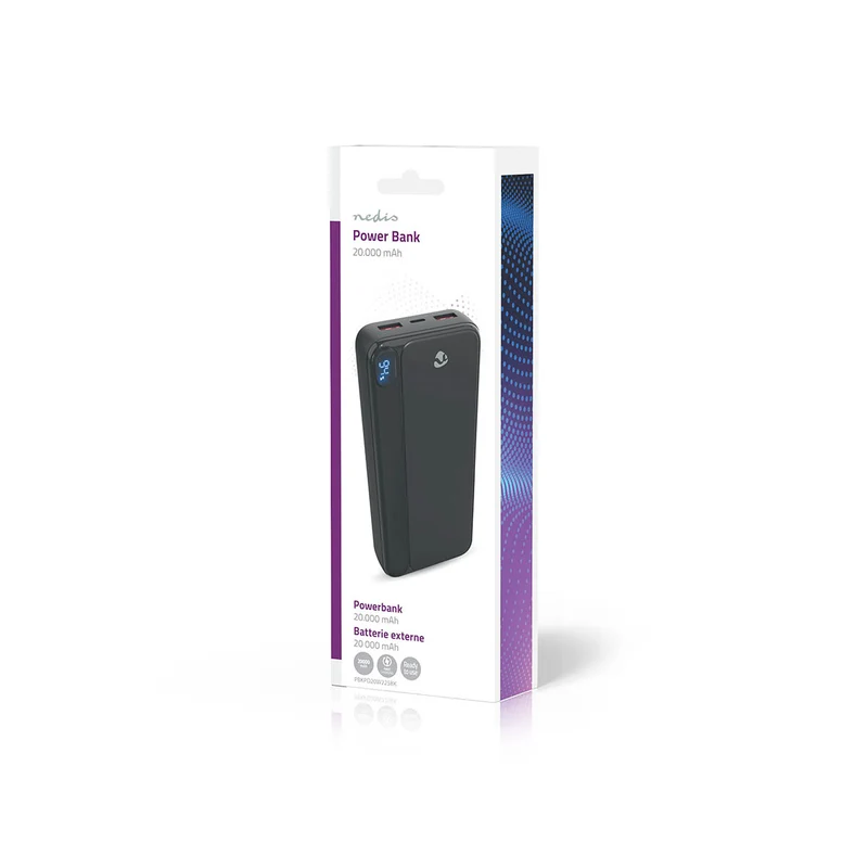 Powerbank 20000 mAh - 20W - 1.5 / 1.67 / 2.0 / 2.22 / 3.0A