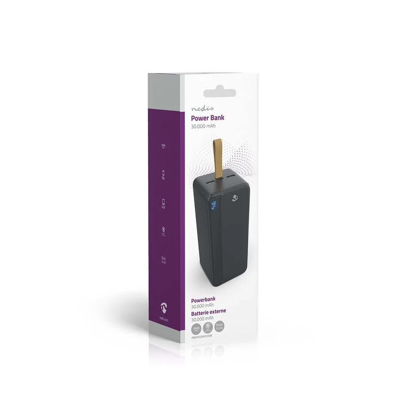 Powerbank 30000 mAh - 20W - 1.5 / 1.67 / 2.0 / 2.22 / 3.0A