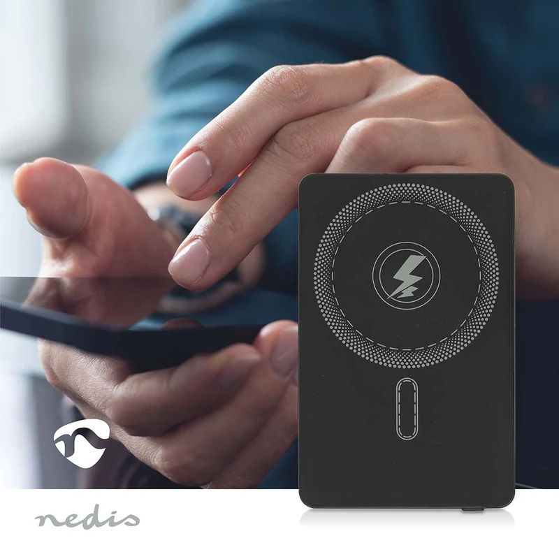 Powerbank 5000 mAh - 20W - Draadloos oplaadvermogen: 15W