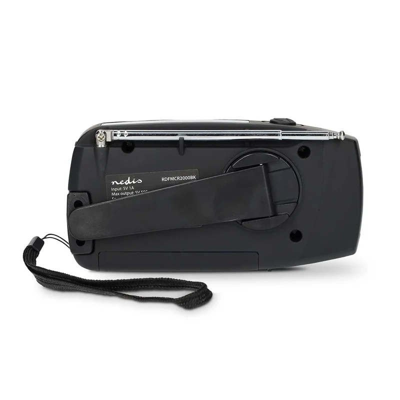 Noodradio Tafelmodel - AM / FM - Accu gevoed / Handslinger / USB Gevoed