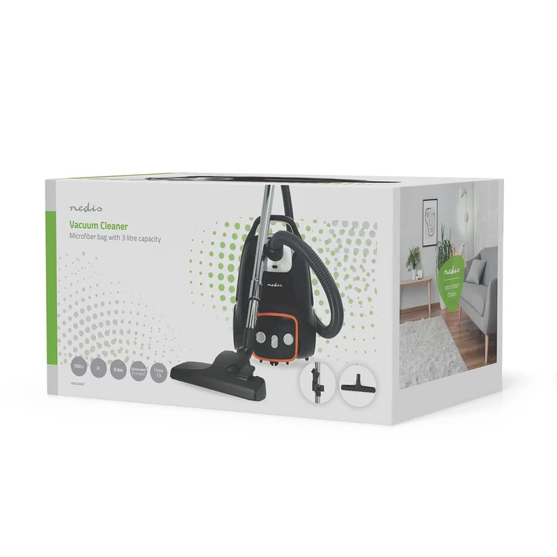 Stofzuiger Met Zak - 700W - Stof capaciteit: 3.0l