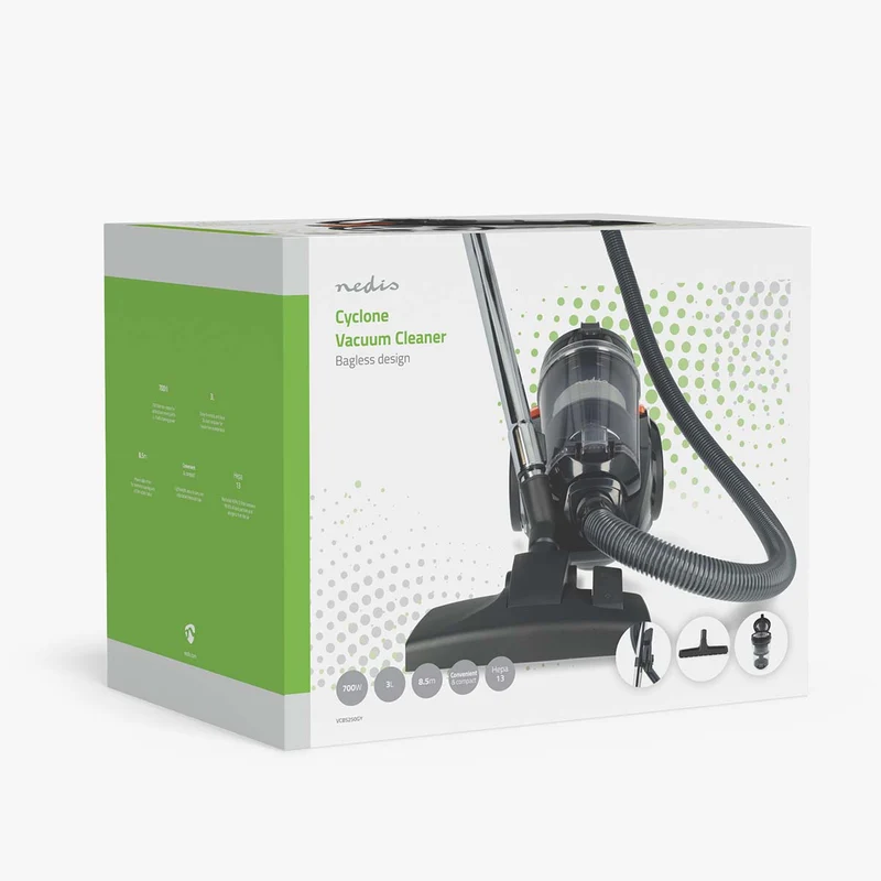 Zakloze Stofzuiger Zakloos - 700W - Stof capaciteit: 3.0l