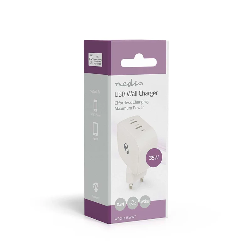 Oplader 35W - GaN - PD3.0