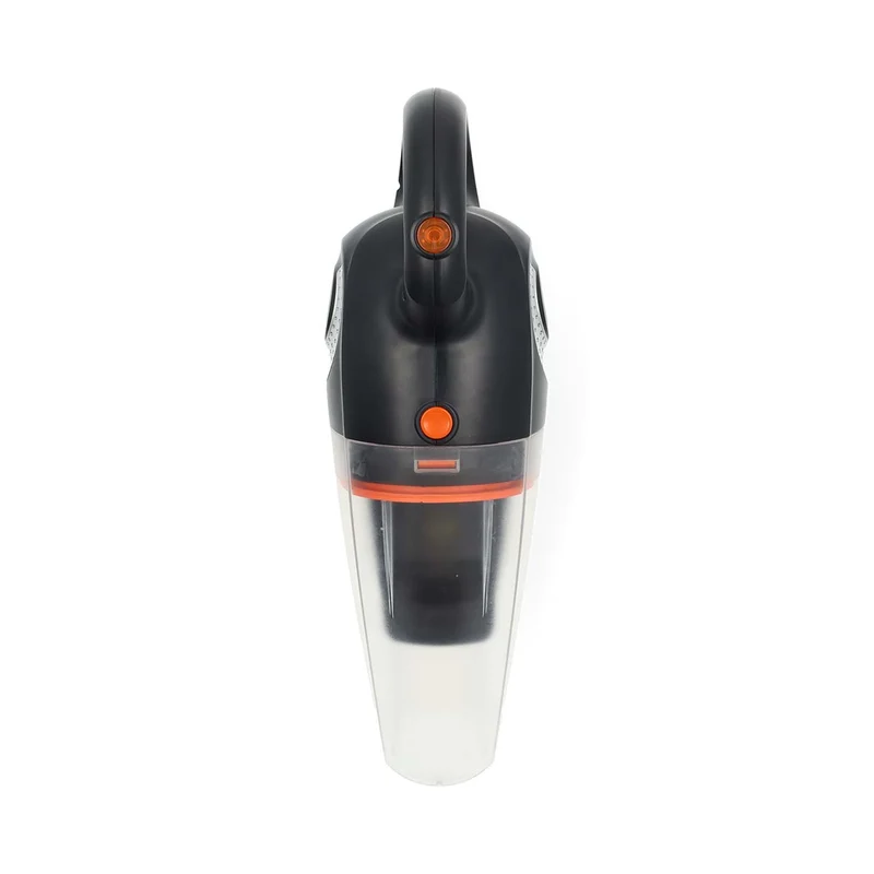 Handstofzuiger 90W - Drogen / Nat - Grijs / Oranje / Zwart