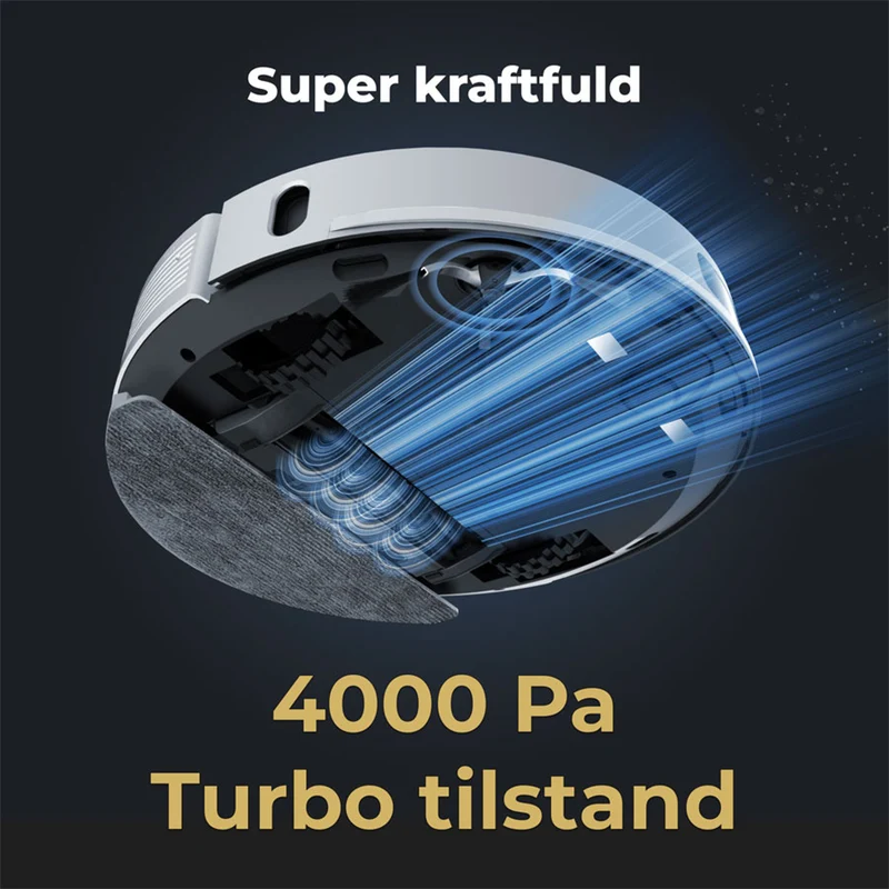 AENO RC4S 2-i-1 Robotstøvsuger og Gulvmopper, Hvid