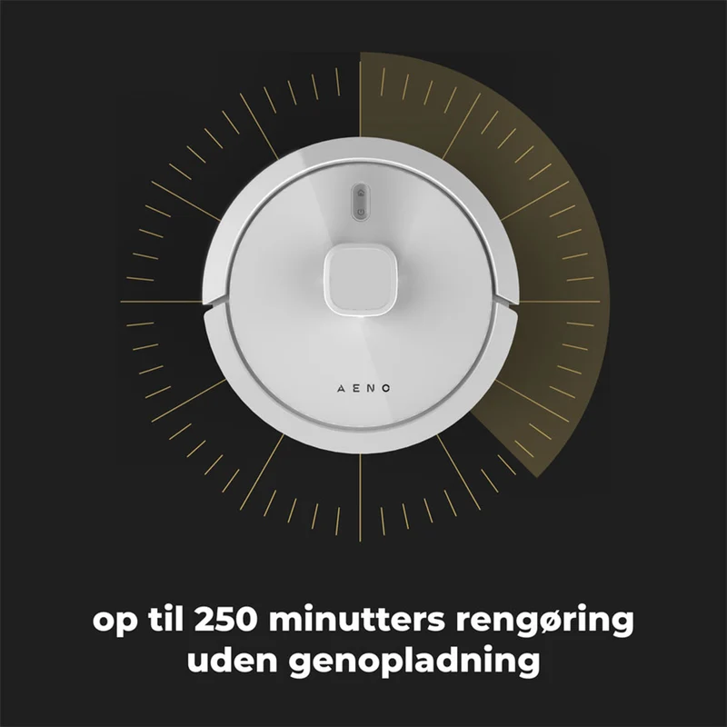 AENO RC4S 2-i-1 Robotstøvsuger og Gulvmopper, Hvid