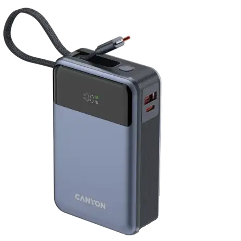 Canyon OnPower 600 20.000 mAh 65W, Mørkegrå
