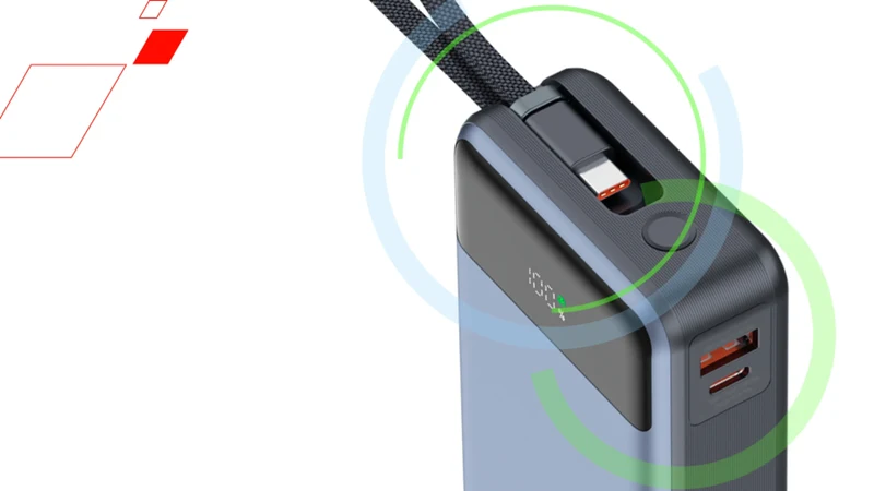 Canyon OnPower 600 20.000 mAh 65W, Mørkegrå