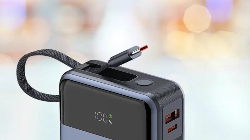 Canyon OnPower 600 20.000 mAh 65W, Mørkegrå