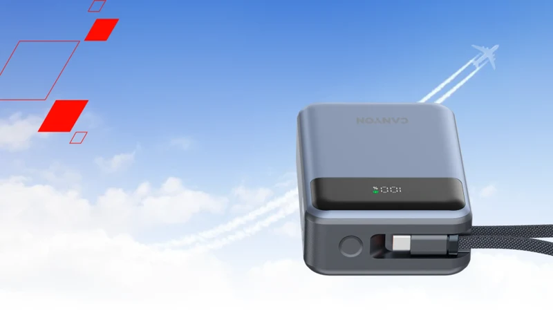 Canyon OnPower 600 20.000 mAh 65W, Mørkegrå