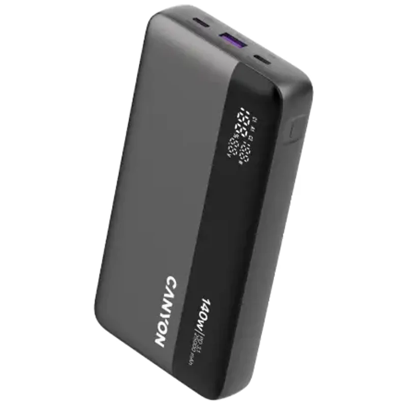 Canyon OnPower 240 25000mAh 140W, Mørkegrå